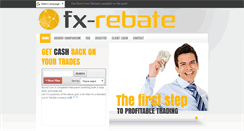 Desktop Screenshot of fx-rebate.com